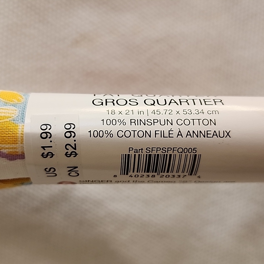 Singer Fabric Quarters - Picture 2 of 4